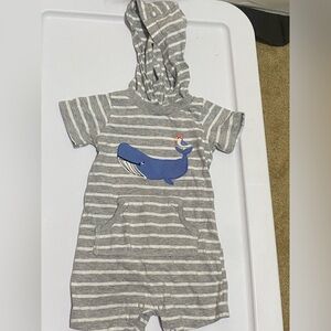 Baby Whale Hoodie One Piece